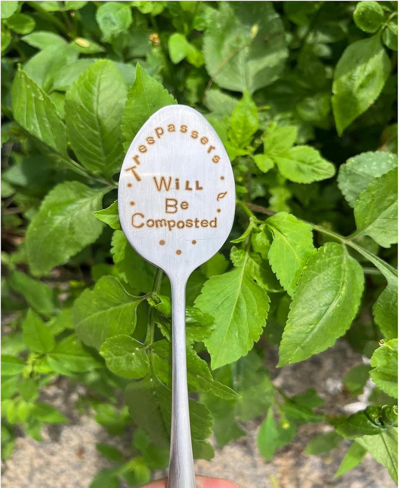 PLWalker Garden Plant Marker Friendship Gift for Women Gardeners, Plant Stake Label Sign Tag Gardening Gifts for Woman Plant Lovers, Metal Garden Decoration (Will Be Composted) - Image 2